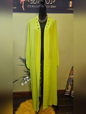 Long Open Duster Cardigan